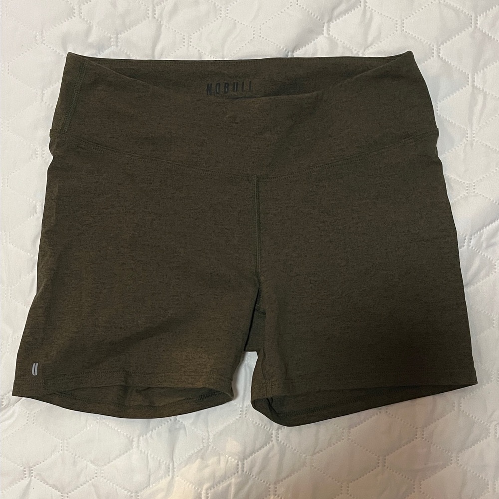 NOBULL Women's Deep Brown Athletic Shorts